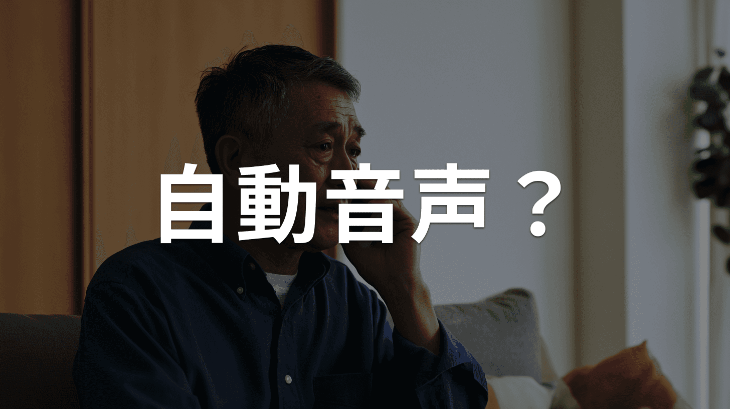 「未納料金があります」自動音声電話の見分け方|NTT・総務省を装う手口